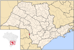 Localização de Barão de Antonina em São Paulo