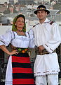 Costume traditionnel roumain transylvain.