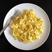 A dish made from homemade pasta