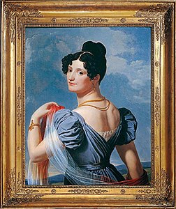 Portrait de 1821 de Mademoiselle Mars par Charles Thévenin
