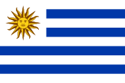 Sun of May variant: most commonly used in Wikipedia as Flag of Uruguay