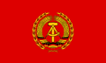 Flagg for generalsekretæren i sentralkomiteen og formannen i det nasjonale forsvarsrådet, 1960–1990