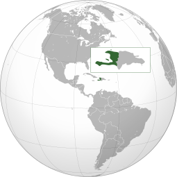 Localização República do Haiti