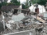 Bangunan hancur di Klaten