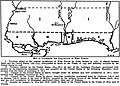 Annotated map of the territorial changes of Spanish West Florida[3]