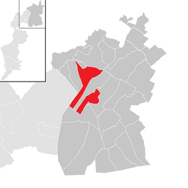 Poloha obce Neusiedl am See v okrese Neusiedl am See (klikacia mapa)