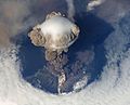 Image 68Sarychev Peak at Explosive eruption, by NASA (from Wikipedia:Featured pictures/Sciences/Geology)