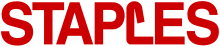 Staples logo until 2019.