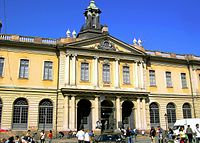 Շվեդական ակադեմիայի շենքը, որտեղ ամեն տարի տեղի է ունենում գրականության Նոբելյան մրցանակի դափնեկիրների ընտրությունը