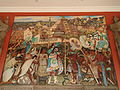Стенопис, изобразяващ празниците и церемониите на тотонака, Палацио насионал, Мексико сити