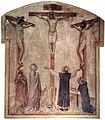 “พระคริสต์บนกางเขนระหว่างโจรสองคน” (Christ on the Cross between the Two Thieves) ประมาณปี ค.ศ. 1437–1446