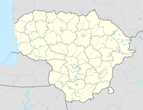 Klajpeda na mapi Litvanije