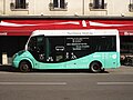 Le Mercedes-Benz Vehixel Cityos utilisé comme bus info (2016).