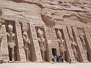 Hekalu la Nefertari huko Abu Simbel