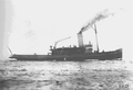 Nusret in 1912'de Kieler Förde'de deniz denemeleri esnasında