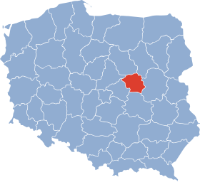 Localisation de Voïvodie de Varsovie