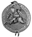 Siegel Albert II., Graf von Görz von 1295