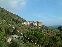 Sicht auf Framura (nahe La Spezia)
