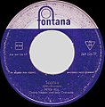 Label der Single Sophia, 1960