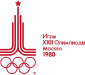 Logo Olympische Spiele 1980