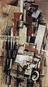 Georges Braque, Man With a Guitar, 1914