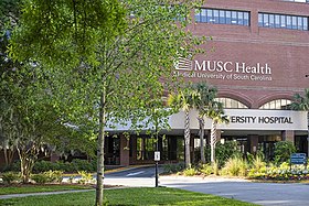 Picture of the MUSC Health University Medical Center entrance