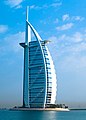 Image 5Burj Al Arab stands on an artificial island from Jumeirah Beach and is connected to the mainland by a private curving bridge (from Hotel)