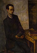 The Mathematician, 1919, 115.5 × 80.5 cm. Museo Dolores Olmedo