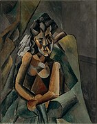 Pablo Picasso, 1909, Femme assise (Sitzende Frau)