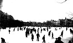 Ice skating on Harlem Meer in 1906.