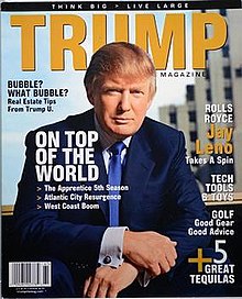 Donald Trump on the cover of Trump Magazine in 2006