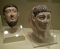 Funerary masks uncovered in Faiyum, 1st century.