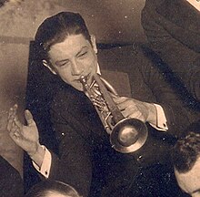 Hardy performing with the Carlisle Evans Band in 1921