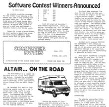 A low-resolution scan of the 1975 edition of Computer Notes.