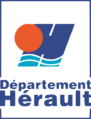 Logo transitoire du conseil départemental de l'Hérault.