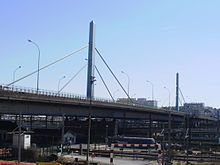 Pont Masséna vu depuis la rue Bruneseau