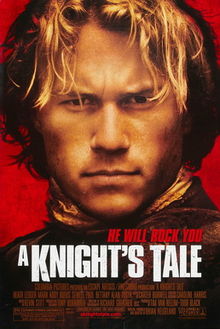 Poster tayangan pawagam filem A Knight's Tale