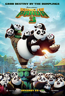 Poster tayangan pawagam filem Kung Fu Panda