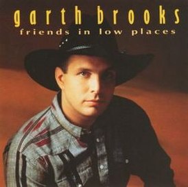 Обложка сингла Гарта Брукса «Friends in Low Places» (1990)