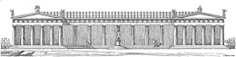 Помальовка-реконструкція головного фасаду колишньої Галереї Зевса визволителя